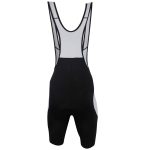 DEKO Black/White Men’s Cycling Bib Shorts – Padded Road Cycling Bib Shorts for Performance Riding - Image 2