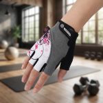 Non-slip workout gloves for gym with palm cushioning and wrist closure - Image 5