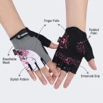 Non-slip workout gloves for gym with palm cushioning and wrist closure - Image 6