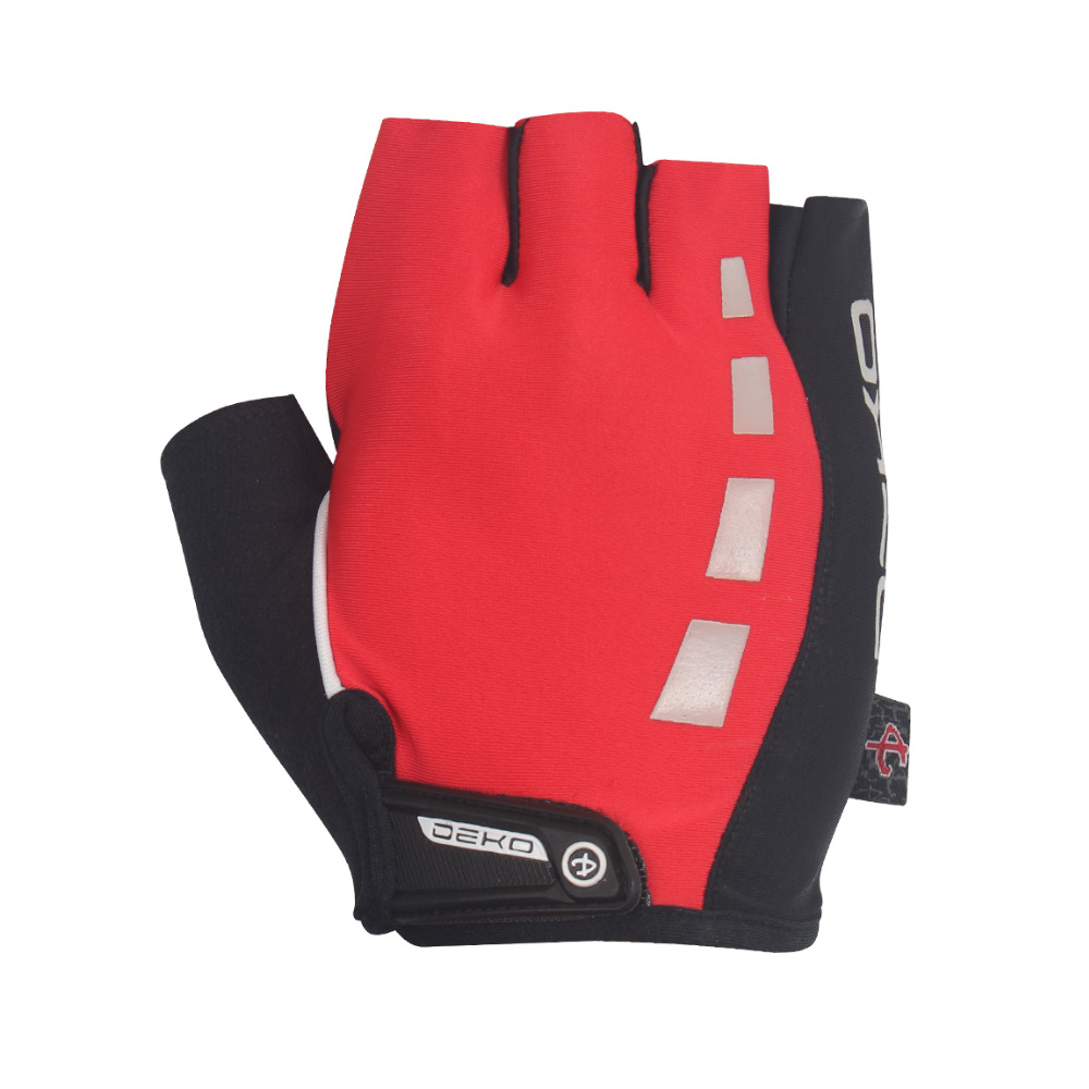 Half Finger Cycling Gloves Fingerless Mitts Bike Riding Bicycle Sports Red GELX 