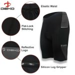 DEKO Grey Men’s Cycling Shorts with Side Mobile Pocket – 3D Coolmax Padded - Image 5