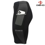 DEKO Grey Men’s Cycling Shorts with Side Mobile Pocket – 3D Coolmax Padded - Image 4