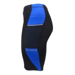 DEKO Blue Men’s Cycling Shorts with Side Mobile Pocket – 3D Coolmax Padded - Image 3