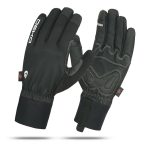 DEKO Black Thermal Winter Cycling Gloves – Windproof & Water-Resistant Bike Gloves UK