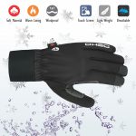 DEKO Black Thermal Winter Cycling Gloves – Windproof & Water-Resistant Bike Gloves UK - Image 3