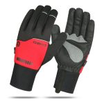 DEKO Red Winter Cycling Gloves – Windproof & Water-Resistant Thermal Bike Gloves UK