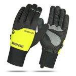 DEKO Yellow Winter Cycling Gloves – Windproof & Water-Resistant Thermal Bike Gloves UK