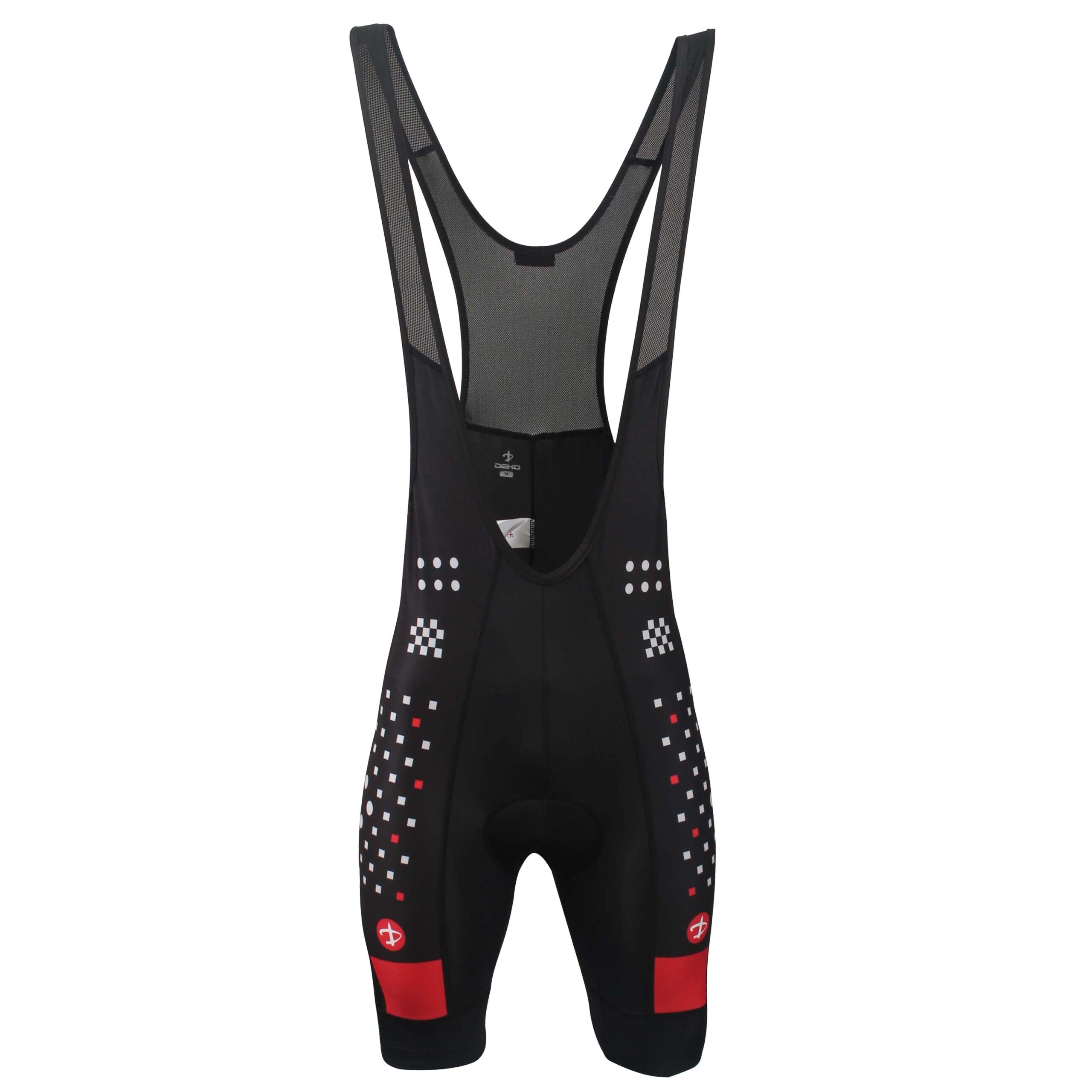 Bib Shorts Sublimation Red - Cycling Garments: Deko Sports UK®
