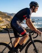 DEKO Red Dot Men’s Cycling Bib Shorts – Padded Road Cycling Bib Shorts for Performance Riding - Image 6