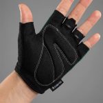 Womens Cycling Gloves Half Finger Padded Palm Green D2 - Image 5